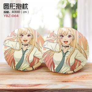 YBZ064-更衣人偶坠入爱河 个性细毛绒圆形抱枕