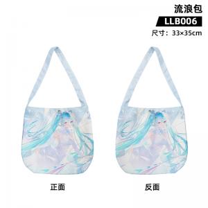 LLB006 miku 插画 流浪包